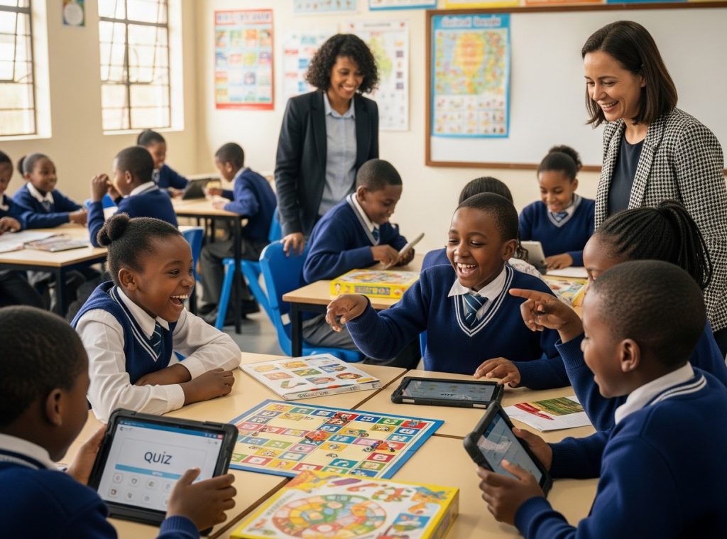 Boosting Student Engagement with Educational Quizzes, Games and Tools